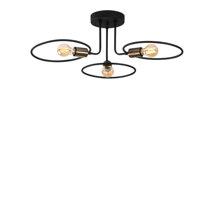 Opviq Circle - 1341 Lámpara de araña en negro Opviq Circle - 1341 Lámpara de araña en negro